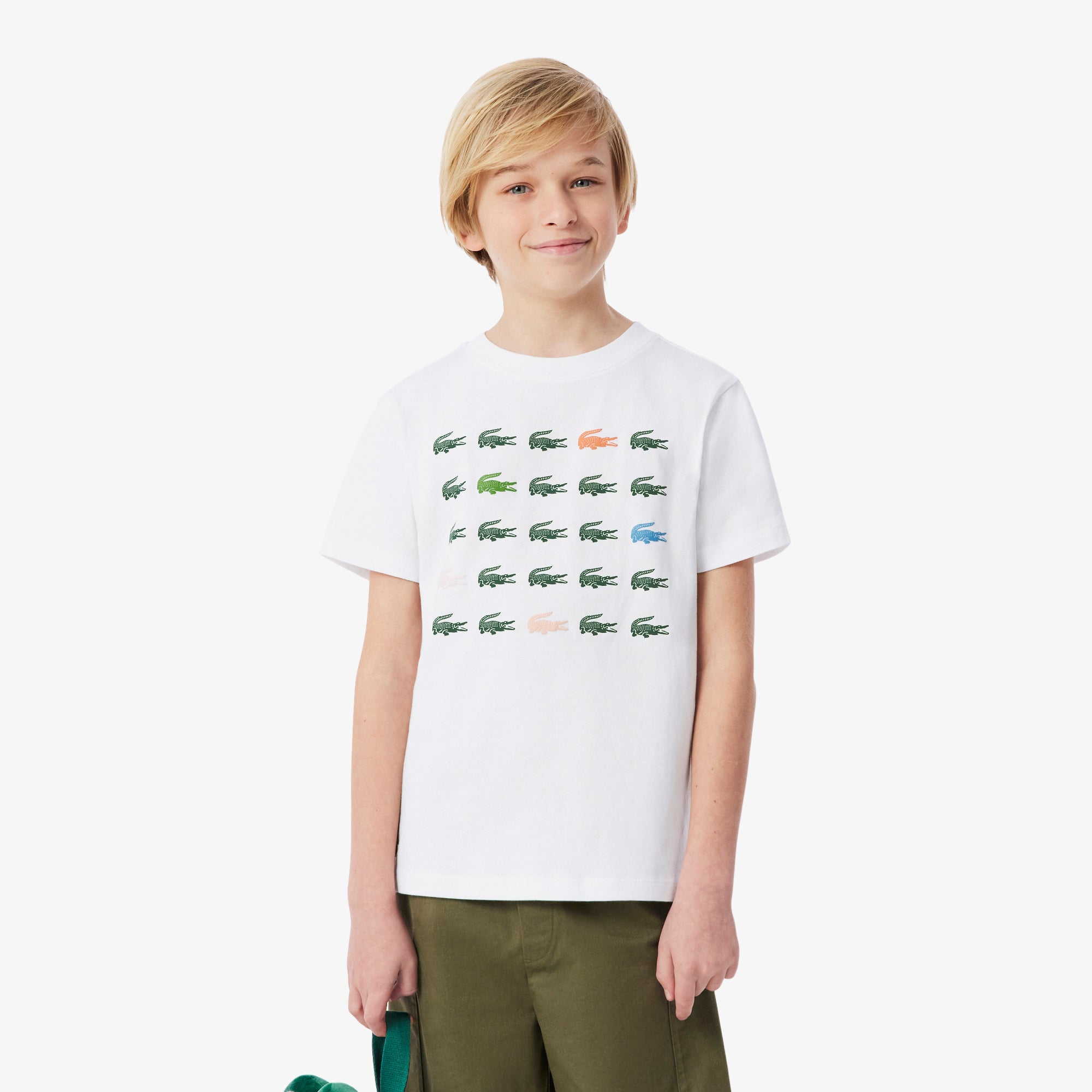 Crocodile Print Cotton T-shirt – Lacoste ZA