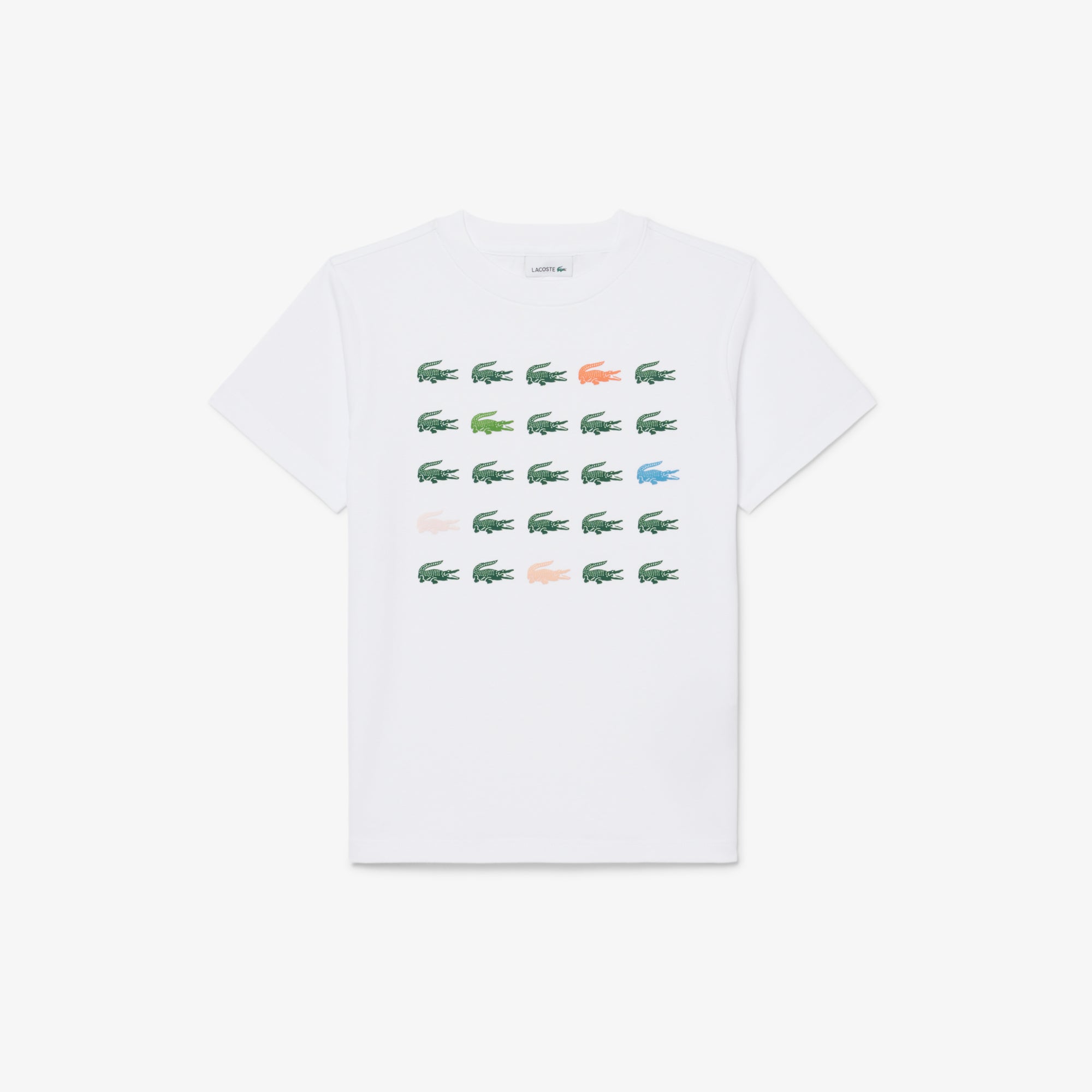 Crocodile Print Cotton T-shirt – Lacoste ZA