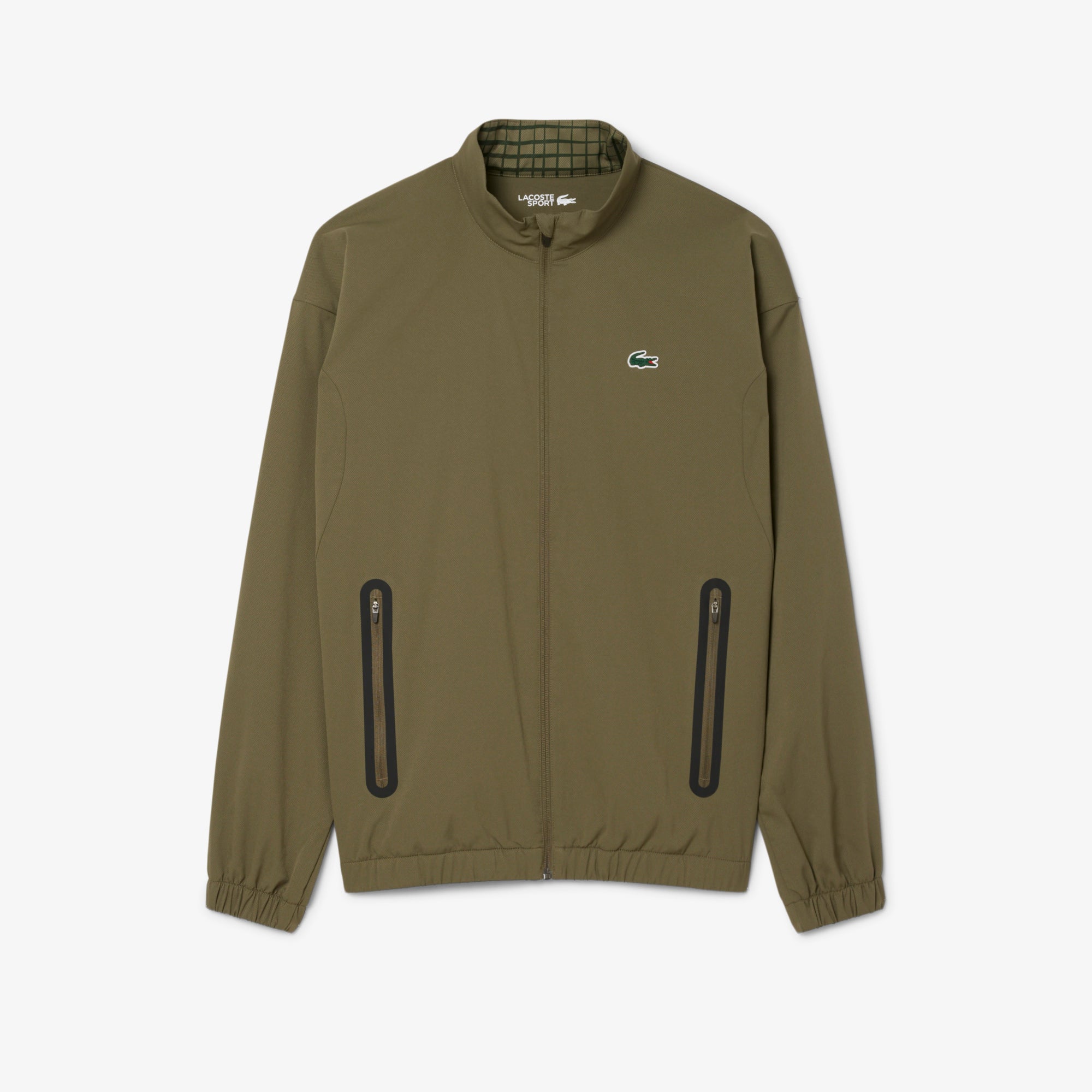 【新品タグ付き】Lacoste ダークグリーン ベージュ ジャケット Tennis Taffeta Tracksuit – Lacoste ZA