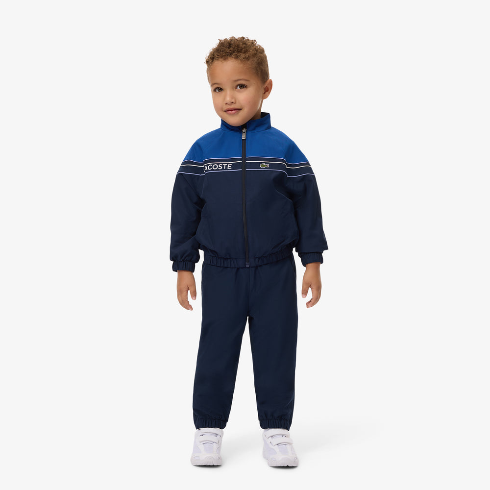 Diamond Taffeta Colour-Block Tracksuit