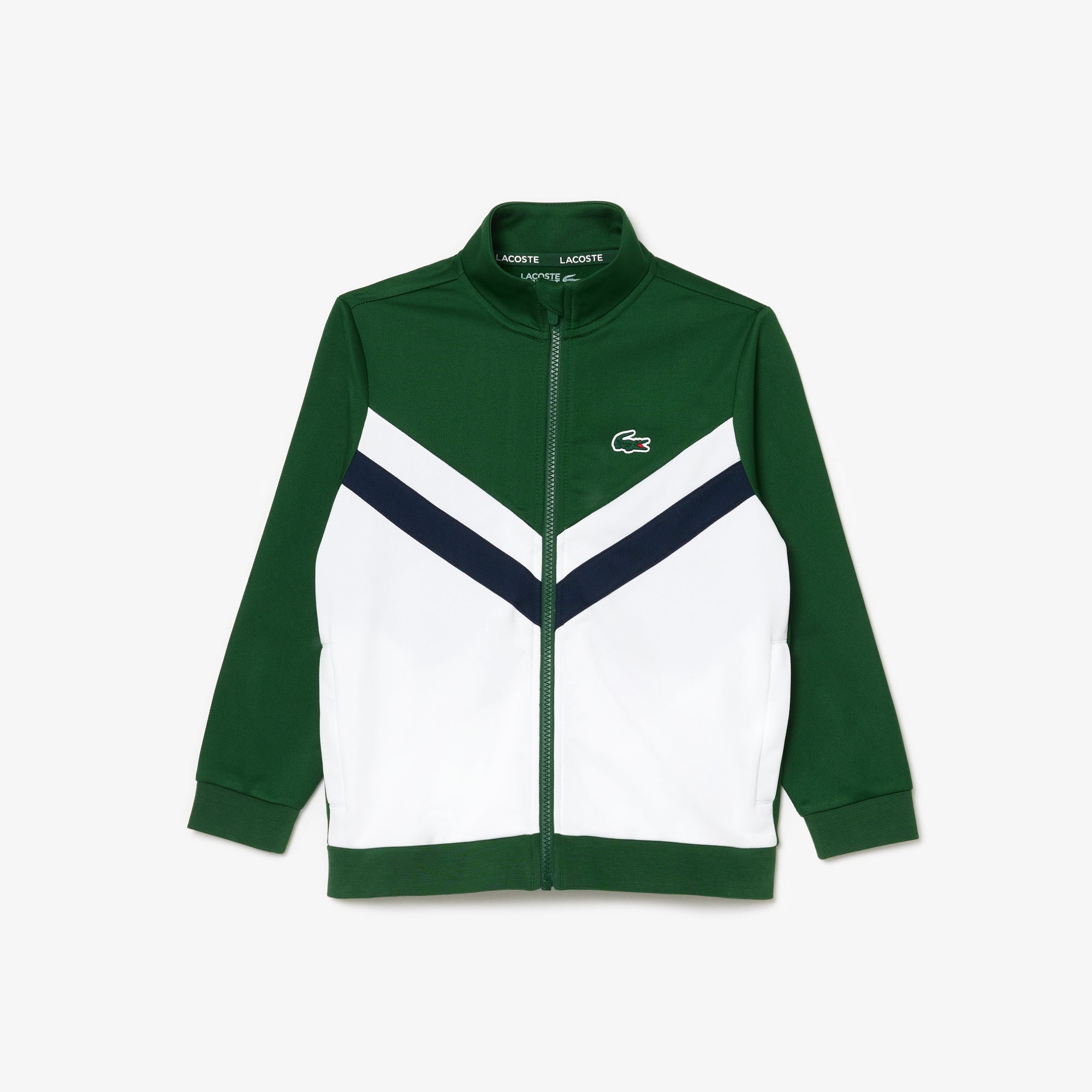 (レア)Lacoste ジャケット ホワイト/ネイビー/グリーン Tennis Tracksuit – Lacoste ZA