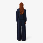 Pleat Front Piqué Sweatpants